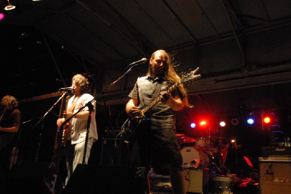 Podunk performs at the Republic of Texas Bike Rally in downtown Austin, Tex