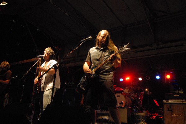 Podunk performs at the Republic of Texas Bike Rally in downtown Austin, Tex