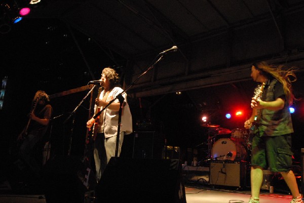 Podunk performs at the Republic of Texas Bike Rally in downtown Austin, Tex