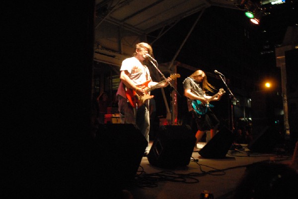Podunk performs at the Republic of Texas Bike Rally in downtown Austin, Tex