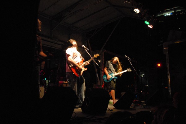 Podunk performs at the Republic of Texas Bike Rally in downtown Austin, Tex