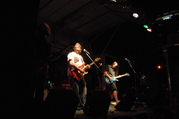Podunk performs at the Republic of Texas Bike Rally in downtown Austin, Tex