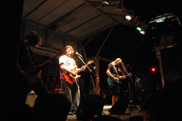 Podunk performs at the Republic of Texas Bike Rally in downtown Austin, Tex