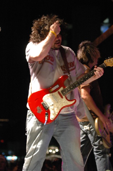 Podunk performs at the Republic of Texas Bike Rally in downtown Austin, Tex