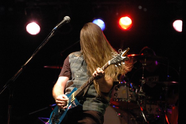 Podunk performs at the Republic of Texas Bike Rally in downtown Austin, Tex