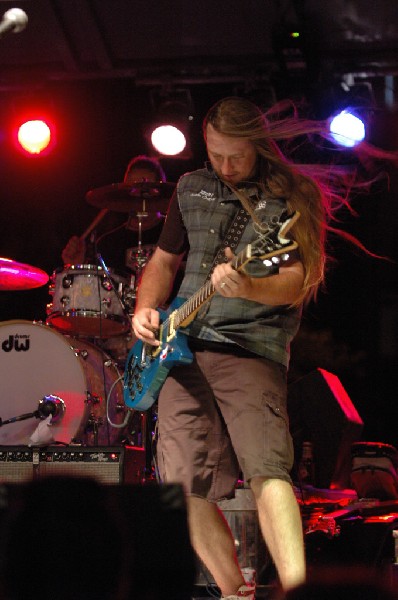 Podunk performs at the Republic of Texas Bike Rally in downtown Austin, Tex