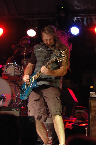 Podunk performs at the Republic of Texas Bike Rally in downtown Austin, Tex