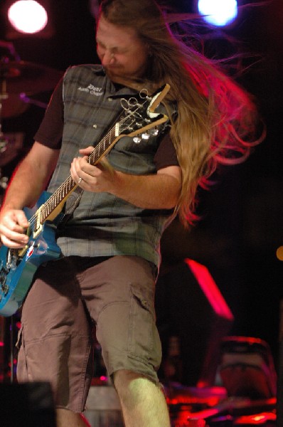 Podunk performs at the Republic of Texas Bike Rally in downtown Austin, Tex