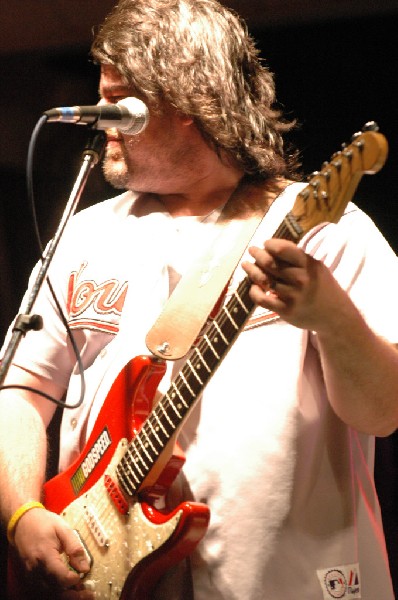 Podunk performs at the Republic of Texas Bike Rally in downtown Austin, Tex