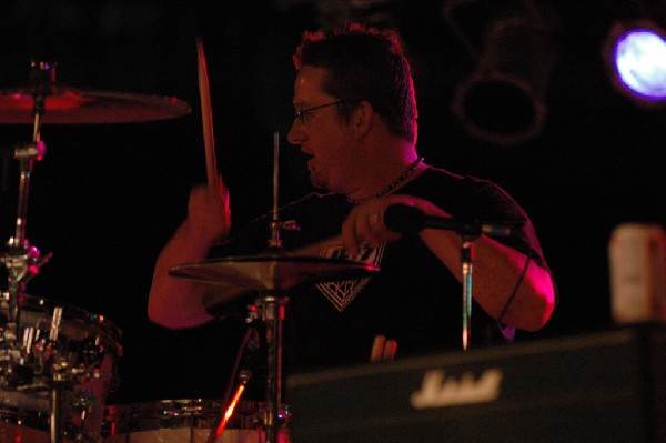 Podunk performs at the Republic of Texas Bike Rally in downtown Austin, Tex