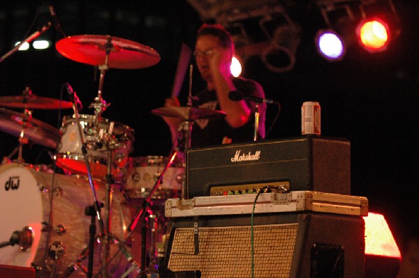 Podunk performs at the Republic of Texas Bike Rally in downtown Austin, Tex