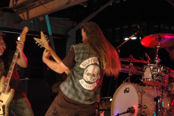 Podunk performs at the Republic of Texas Bike Rally in downtown Austin, Tex