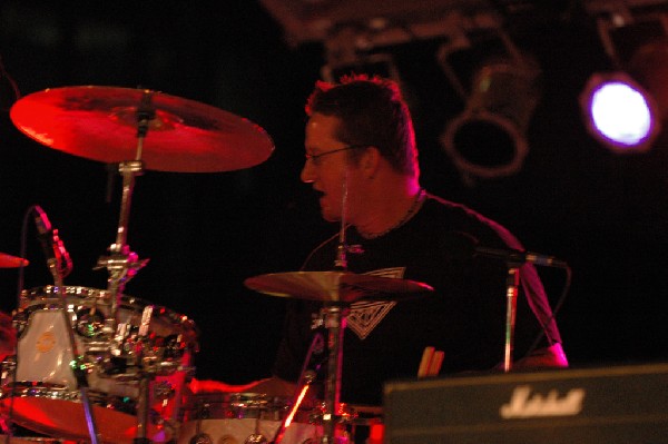 Podunk performs at the Republic of Texas Bike Rally in downtown Austin, Tex