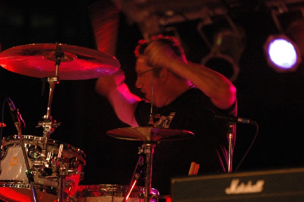 Podunk performs at the Republic of Texas Bike Rally in downtown Austin, Tex