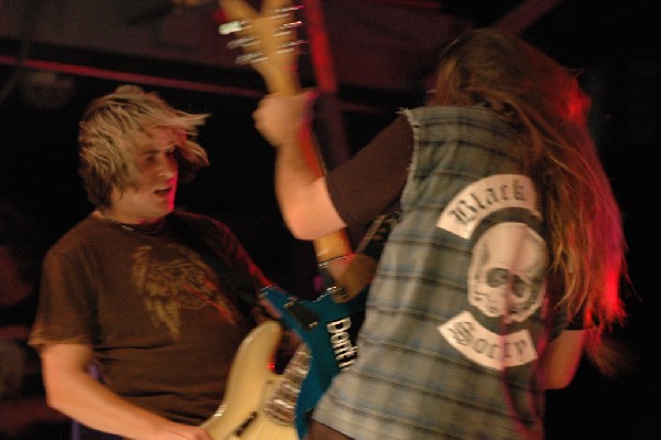 Podunk performs at the Republic of Texas Bike Rally in downtown Austin, Tex