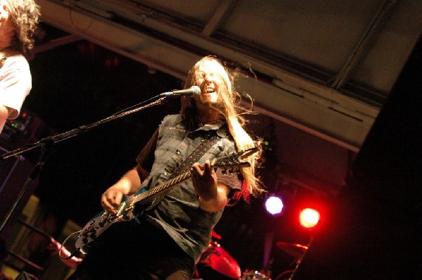 Podunk performs at the Republic of Texas Bike Rally in downtown Austin, Tex