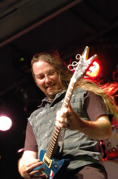 Podunk performs at the Republic of Texas Bike Rally in downtown Austin, Tex