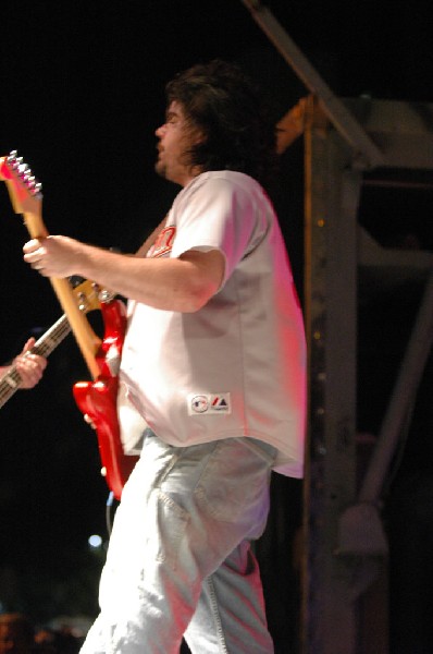 Podunk performs at the Republic of Texas Bike Rally in downtown Austin, Tex