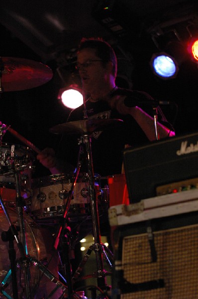 Podunk performs at the Republic of Texas Bike Rally in downtown Austin, Tex