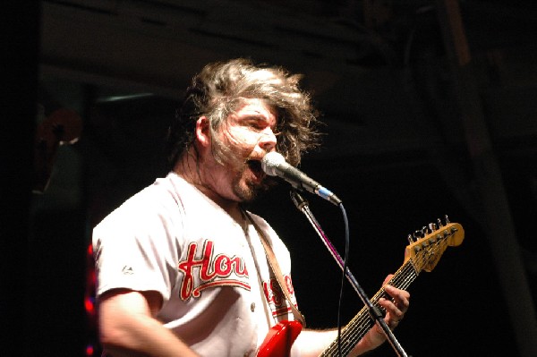 Podunk performs at the Republic of Texas Bike Rally in downtown Austin, Tex