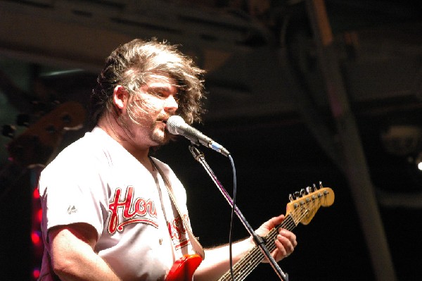 Podunk performs at the Republic of Texas Bike Rally in downtown Austin, Tex
