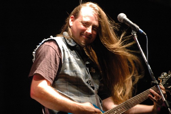 Podunk performs at the Republic of Texas Bike Rally in downtown Austin, Tex