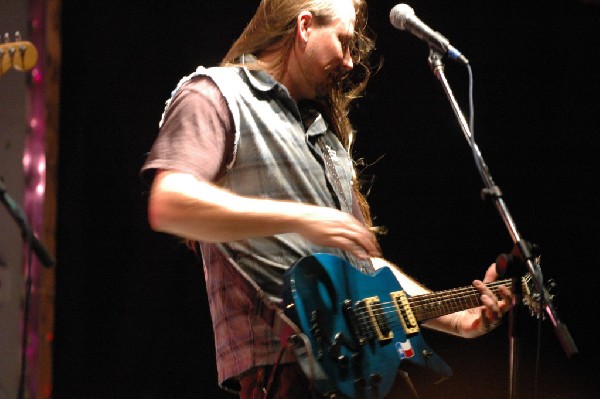 Podunk performs at the Republic of Texas Bike Rally in downtown Austin, Tex