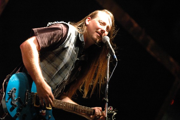 Podunk performs at the Republic of Texas Bike Rally in downtown Austin, Tex