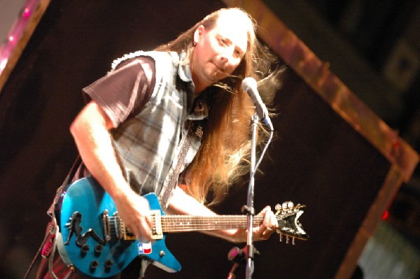 Podunk performs at the Republic of Texas Bike Rally in downtown Austin, Tex