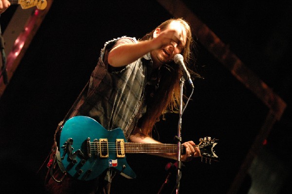 Podunk performs at the Republic of Texas Bike Rally in downtown Austin, Tex