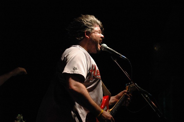 Podunk performs at the Republic of Texas Bike Rally in downtown Austin, Tex