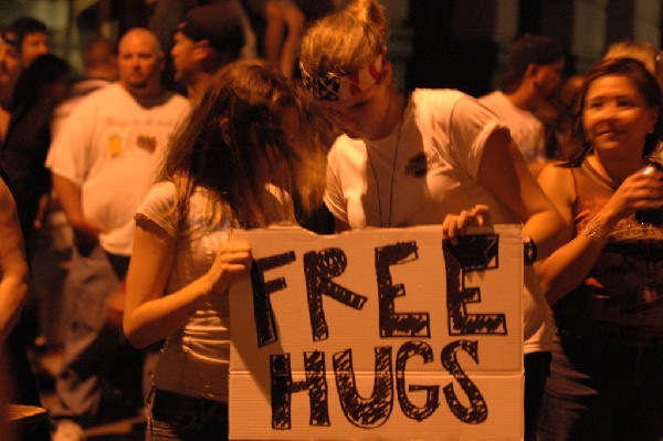 Podunk performs at the Republic of Texas Bike Rally in downtown Austin, Tex