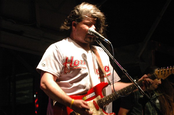 Podunk performs at the Republic of Texas Bike Rally in downtown Austin, Tex