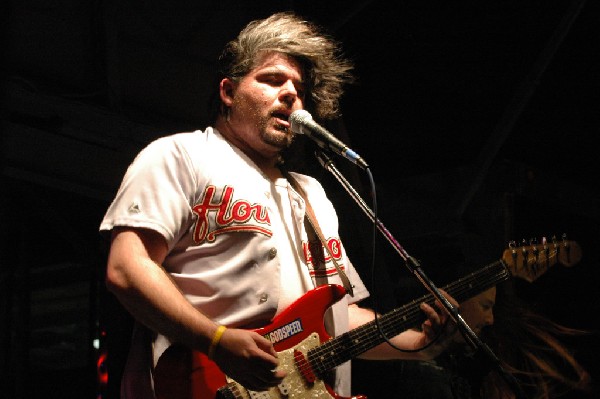 Podunk performs at the Republic of Texas Bike Rally in downtown Austin, Tex