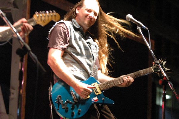 Podunk performs at the Republic of Texas Bike Rally in downtown Austin, Tex