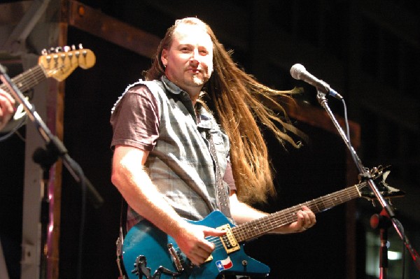 Podunk performs at the Republic of Texas Bike Rally in downtown Austin, Tex