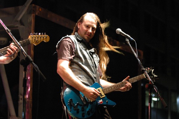 Podunk performs at the Republic of Texas Bike Rally in downtown Austin, Tex