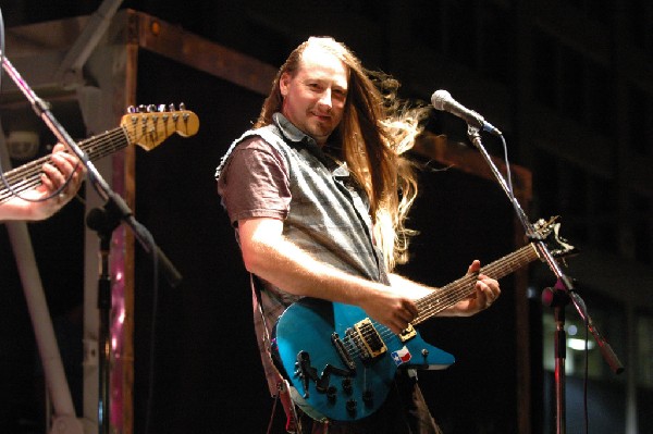 Podunk performs at the Republic of Texas Bike Rally in downtown Austin, Tex