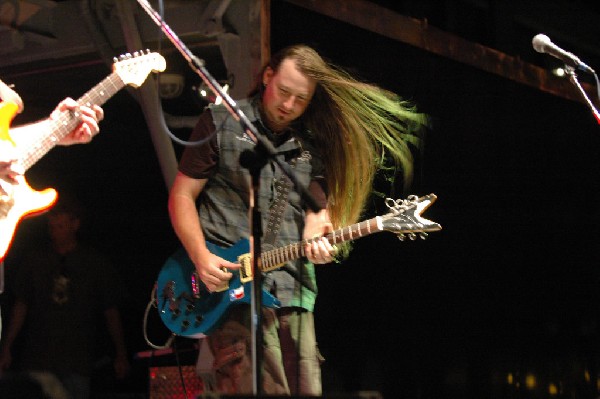 Podunk performs at the Republic of Texas Bike Rally in downtown Austin, Tex
