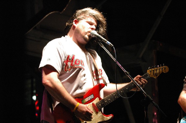 Podunk performs at the Republic of Texas Bike Rally in downtown Austin, Tex