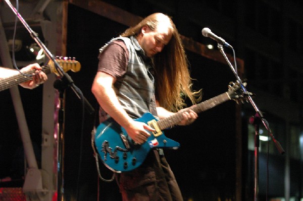 Podunk performs at the Republic of Texas Bike Rally in downtown Austin, Tex