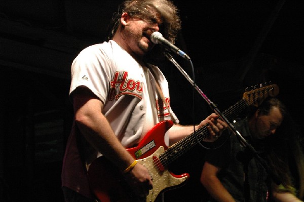 Podunk performs at the Republic of Texas Bike Rally in downtown Austin, Tex