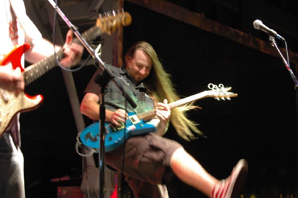 Podunk performs at the Republic of Texas Bike Rally in downtown Austin, Tex