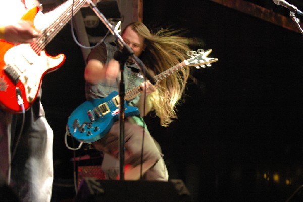 Podunk performs at the Republic of Texas Bike Rally in downtown Austin, Tex