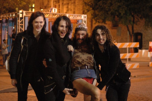 The Zico Chain TV pal around with noted Austin street figure Leslie on 6th