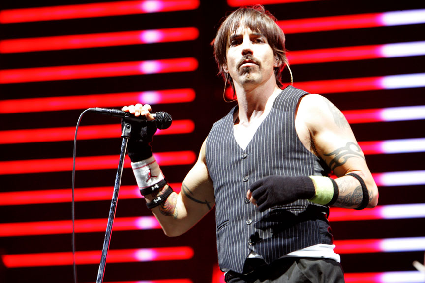 Anthony Kiedis at Coachella 2007 