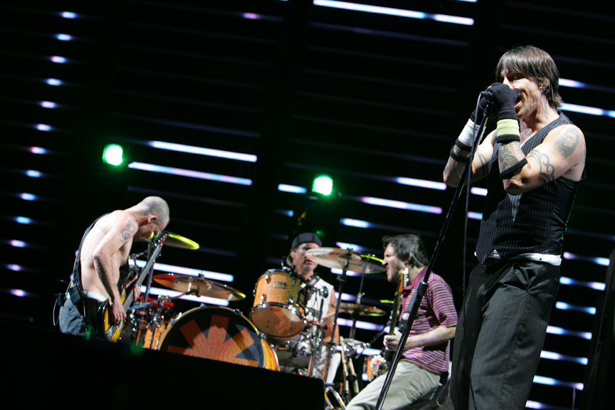 Red Hot Chili Peppers perform at Coachella 2007